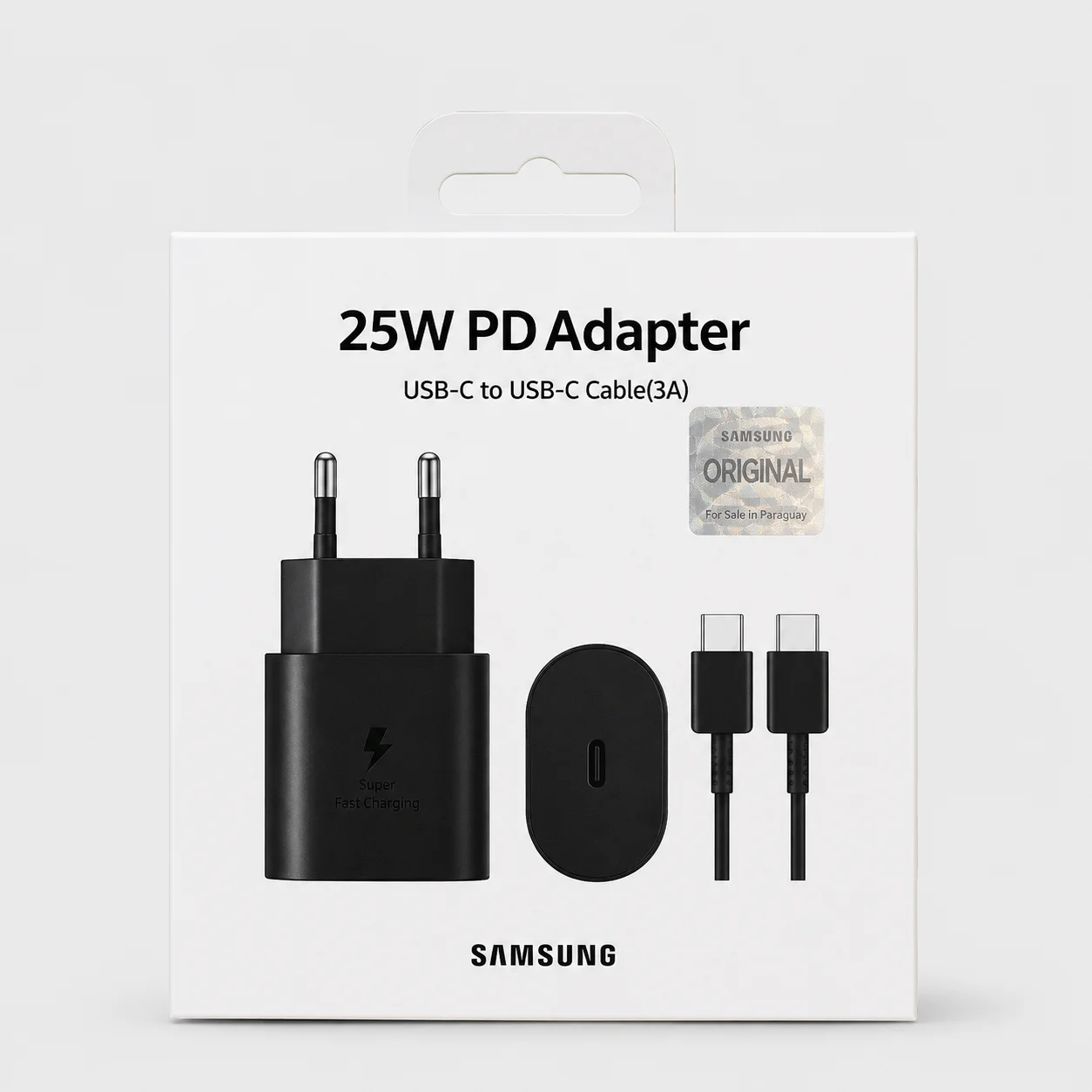 Cargador Samsung 25W PD + Cable USB-C